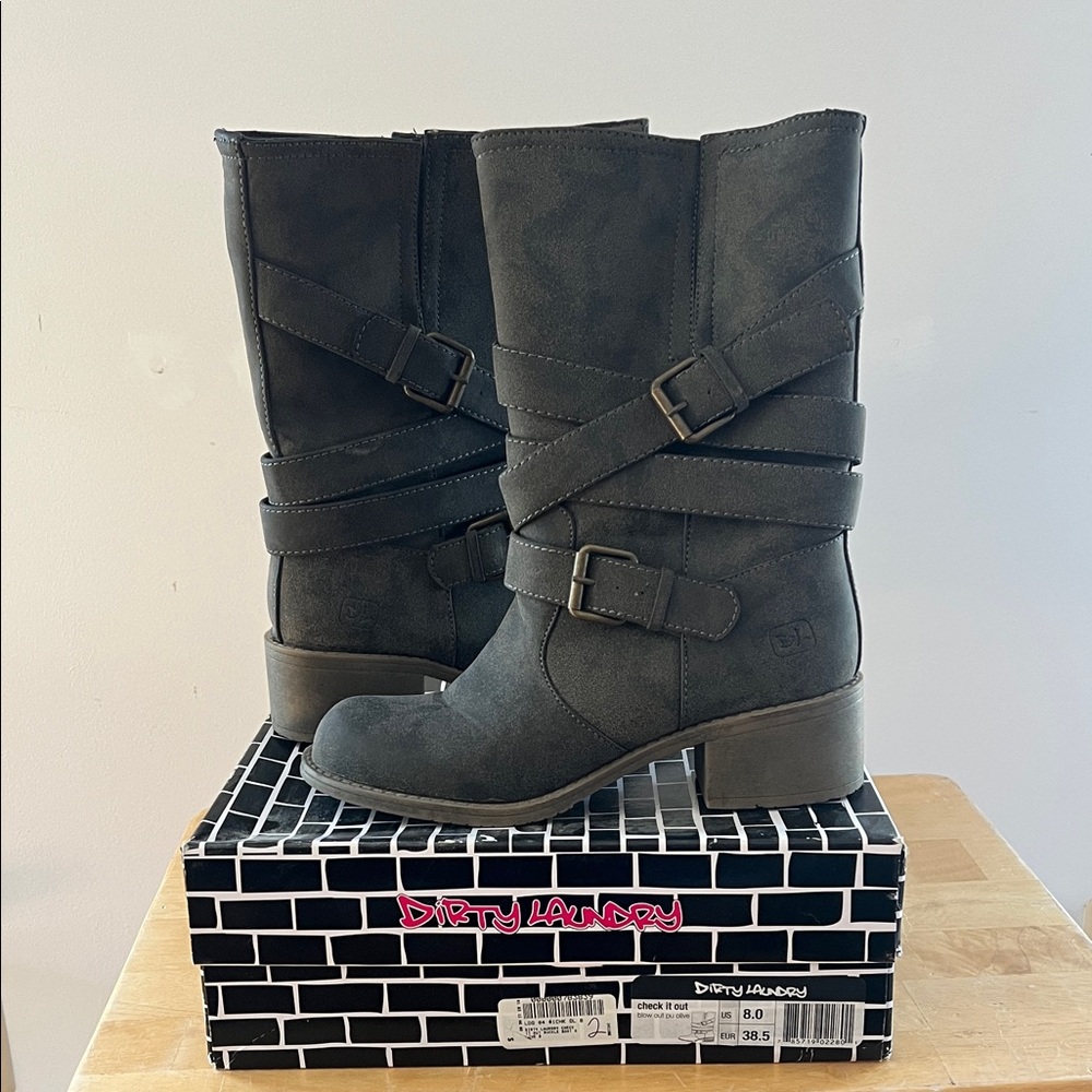 Dirty Laundry Women's Olive Boots